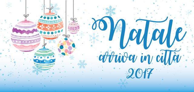 logo natale arriva in citta