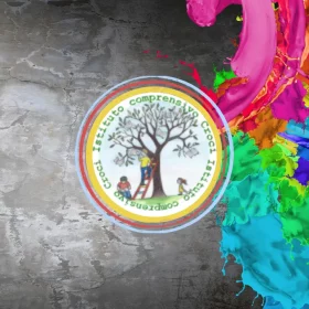 Sfondo colorato con logo