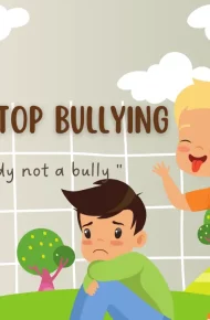 Immagine stop al bullismo