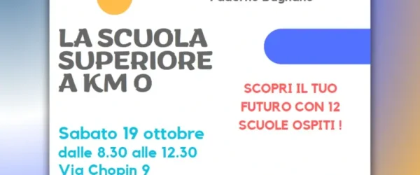 Immagine locandina scuola KM0